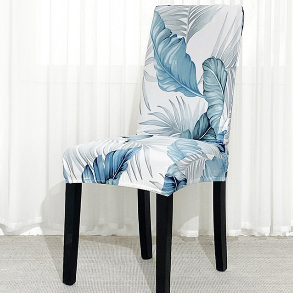Leaf pattern Stretchy Removable Chair Covers Wizard