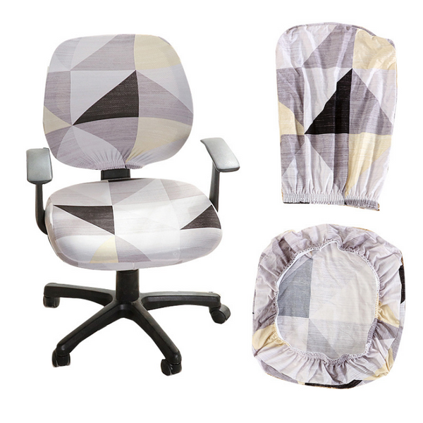 Pattern Split Stretchable Computer Seat Slipcover