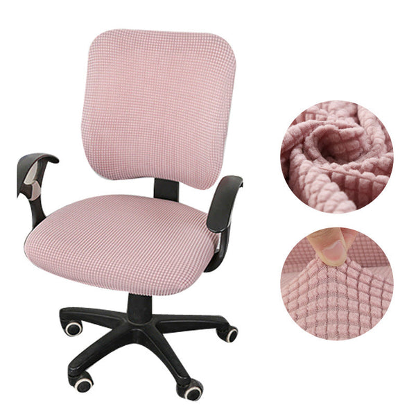 Solid Color Split Stretchable Computer Seat Slipcover