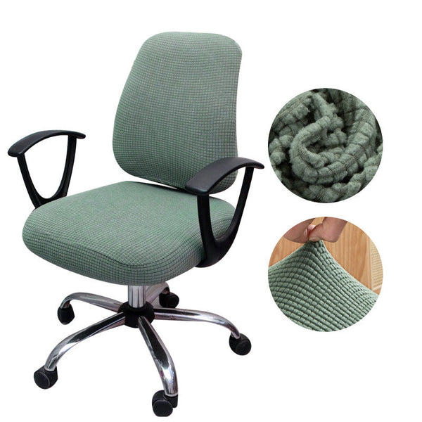 Solid Color Split Stretchable Computer Seat Slipcover