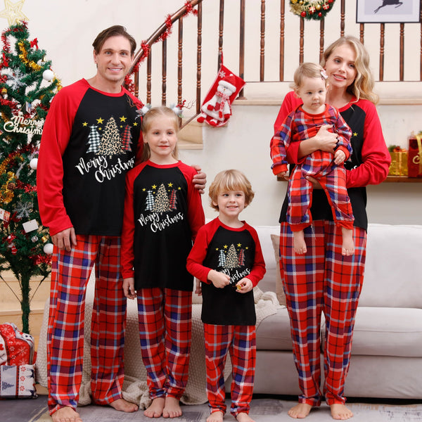 2023 New Family Matching Pajamas Set Merry Christmas