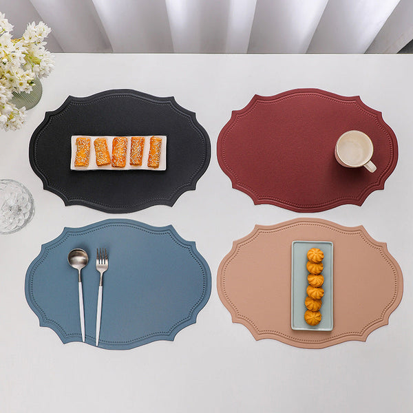 Faux Leather Placemats for Dinner Table