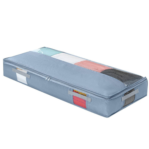「❉New Year - 15% Off」Underbed Zippered Storage Bag with Handles (100*45*15 cm)