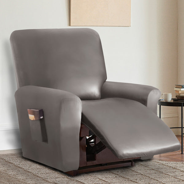 Waterproof Stretch PU Leather Recliner Slipcovers