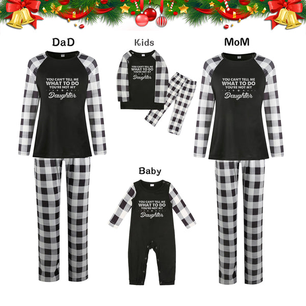 Family Matching What To Do Family Look Pajama Set