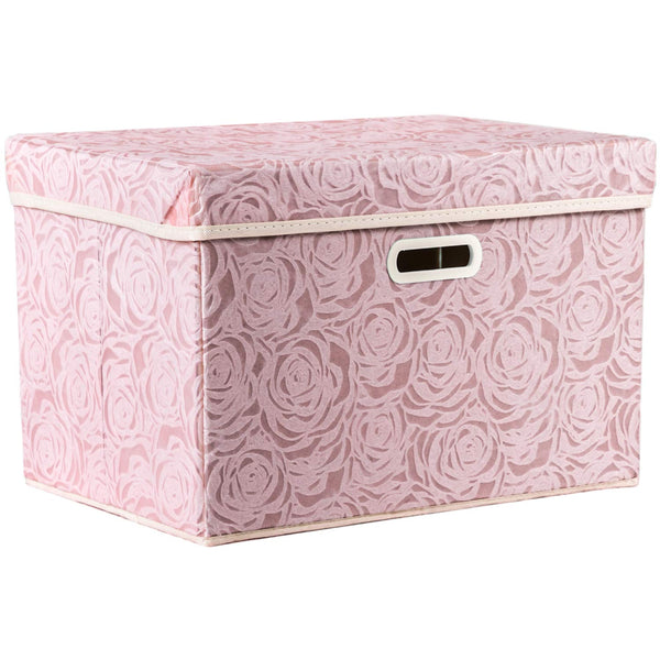 「❉New Year - 20% Off」Large Collapsible Storage Bin with Lid (17.7'' X 11.8'' X 11.8'')
