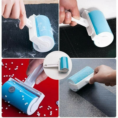 Washable & Reusable Gel Lint Roller Pet Hair Remover Brushes Lint Rollers
