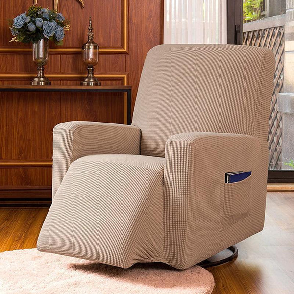 Non-slip Stretch Recliner Slipcover Camel