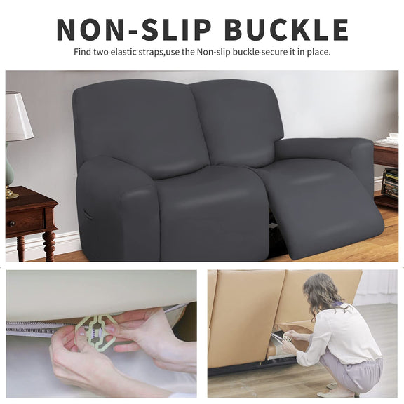 Waterproof Stretch PU Leather Recliner Slipcovers Neathouz