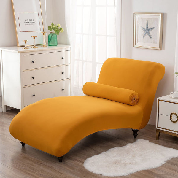 Chaise Lounge Sofa Cover Yellow