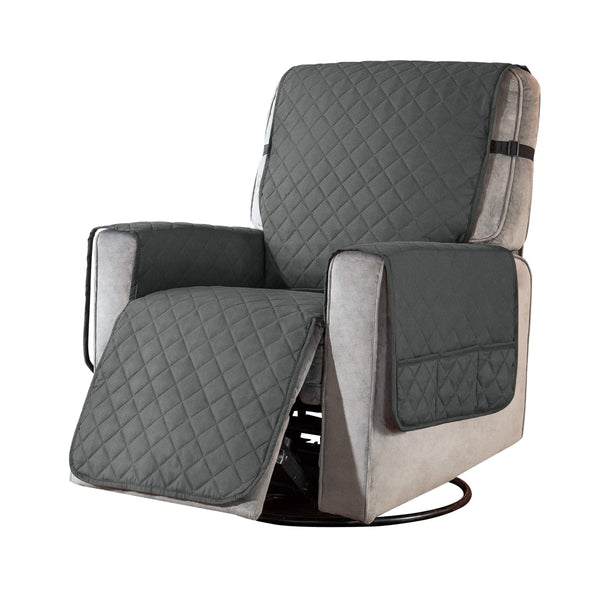 Waterproof Recliner Chair Cover Dark Grey
