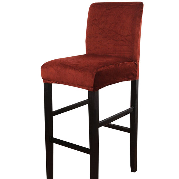 Square Bar Stools Chair Cover Coffee