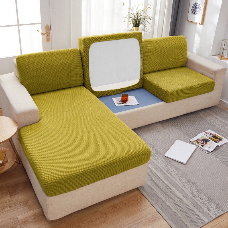 Highdi hoes voor kuipstoel, 2-delig, jacquard, fauteuilhoes voor