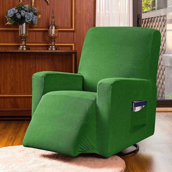 Non-slip Stretch Recliner Slipcover Grassgreen