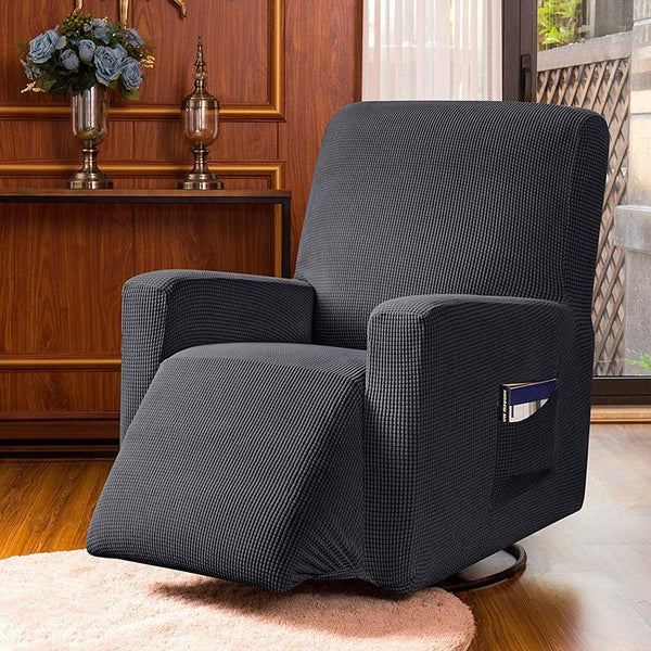 Non-slip Stretch Recliner Slipcover Grey