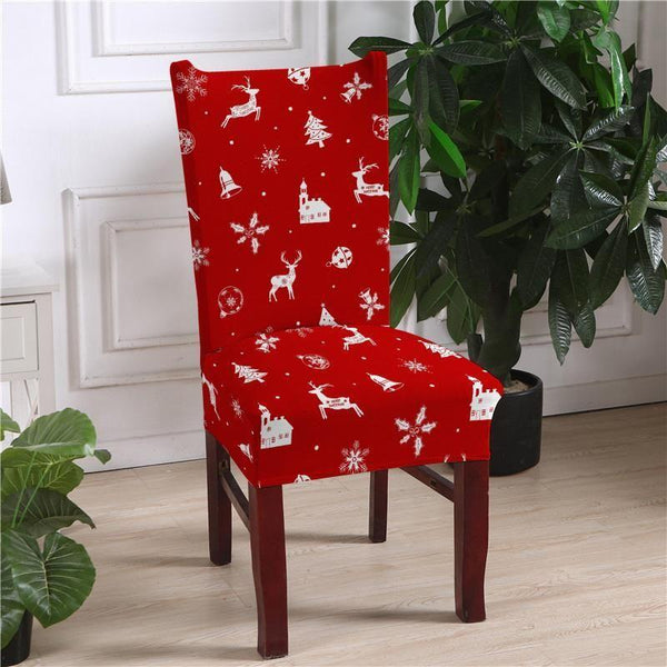 Christmas Holiday Bells Dining Chair Covers