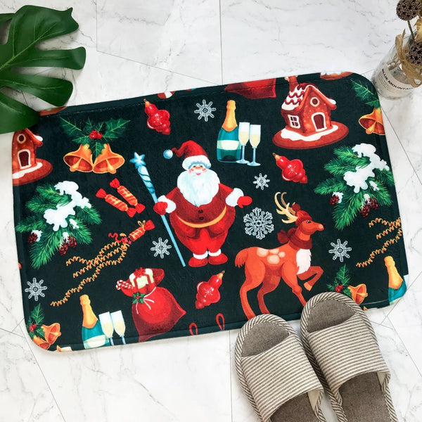 Christmas Decorations Door Mats for Small Size Pattern 06