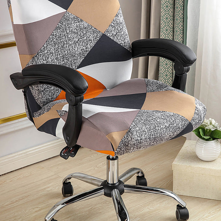 Spandex Print Stretch Office Chair Cover Set Of 2 Office Chair Cover spandex-print-stretch-office-chair-cover-set-of-2-office-chair-cover